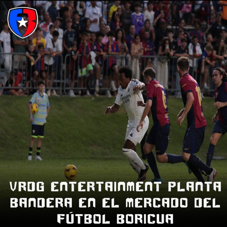 VRDG Entertainment planta bandera en el mercado del fútbol boricua