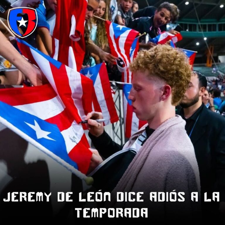 Jeremy de León dice adiós a la temporada