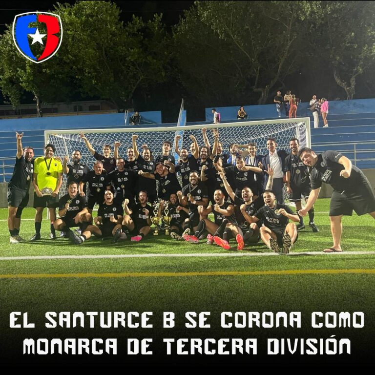 El Santurce B se corona como monarca de tercera división