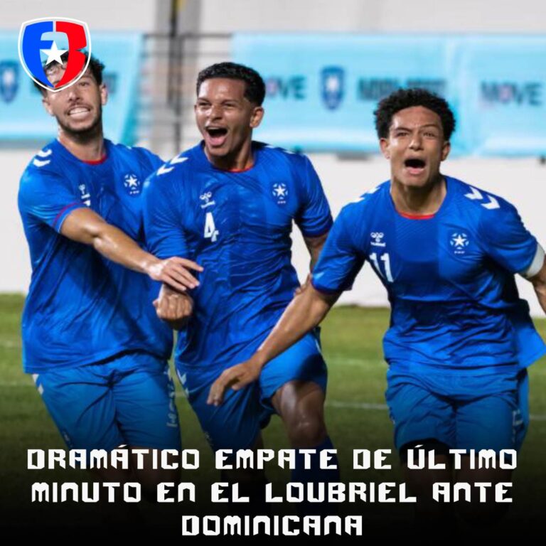 Dramático empate de último minuto en el Loubriel ante Dominicana
