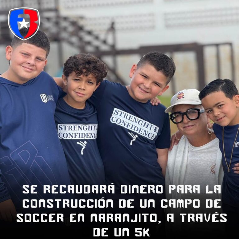 Se recaudará dinero para la construcción de un campo de soccer en Naranjito, a través de un 5K