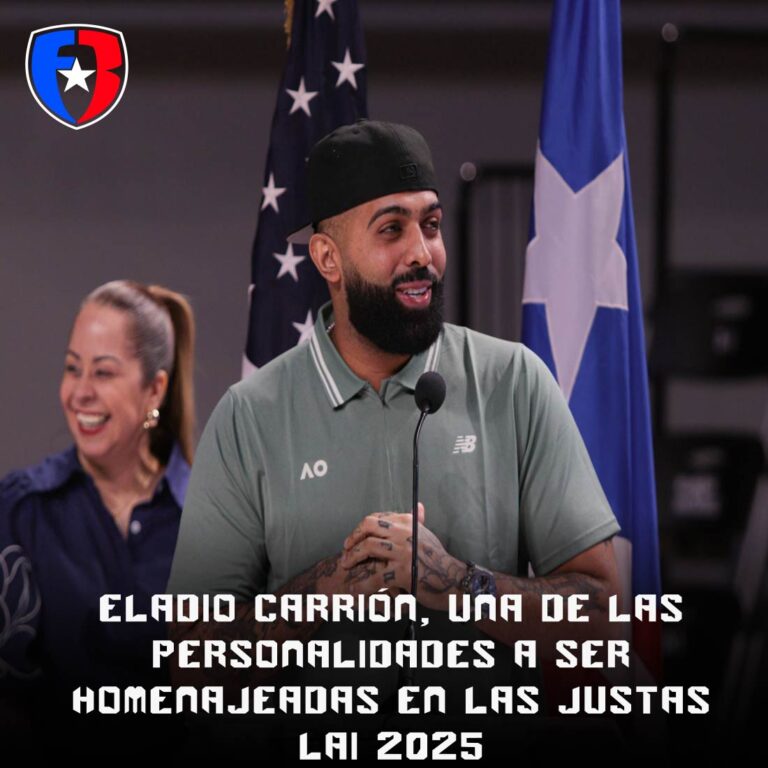 Eladio Carrión, una de las personalidades a ser homenajeadas en las Justas LAI 2025