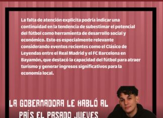 La gobernadora le habló al país el pasado jueves pero…