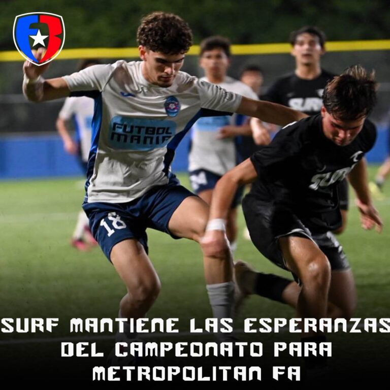 Surf mantiene las esperanzas del campeonato para Metropolitan FA