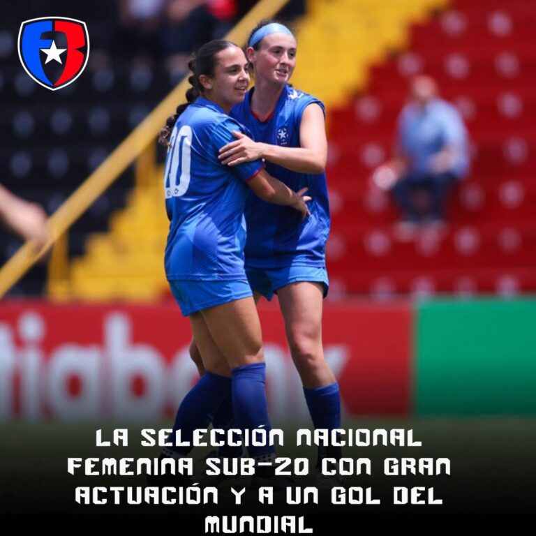 La Selección Nacional Femenina Sub-20 con gran actuación y a un gol del mundial
