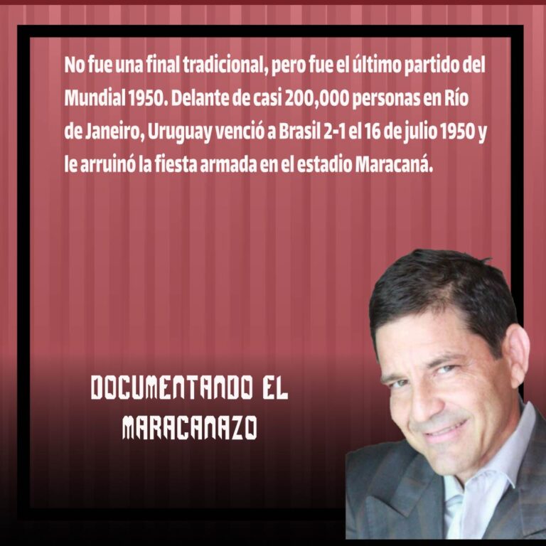 Documentando el Maracanazo: Viaje para grabar los protagonistas de la gesta histórica del fútbol