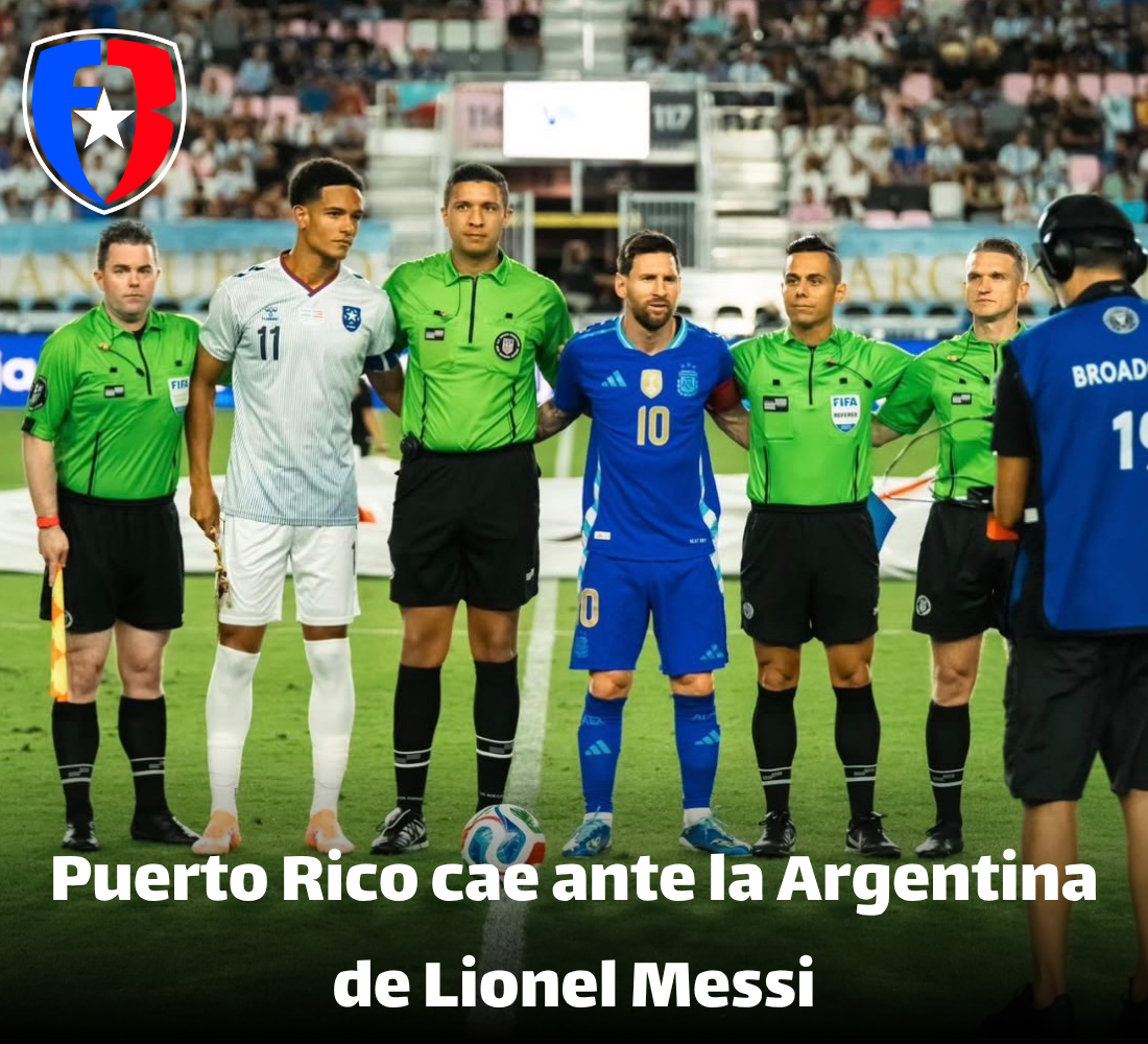 Puerto Rico cae ante la Argentina de Lionel Messi