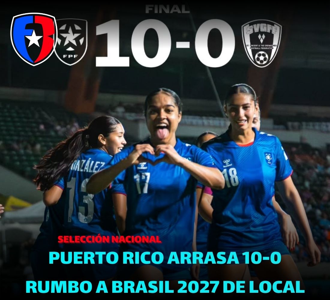 Puerto Rico arrasa 10-0 rumbo a Brasil 2027 en Bayamón
